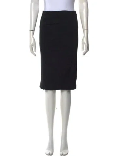 Pre-owned Tom Ford Midi Length Skirt In Black
