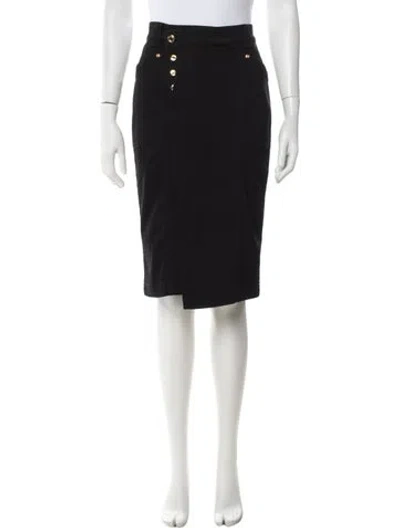 Pre-owned Tom Ford Midi Length Skirt In Black