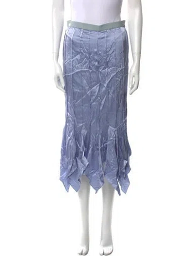 Pre-owned Tom Ford Midi Length Skirt In Blue
