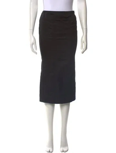Pre-owned Tom Ford Midi Length Skirt In Blue