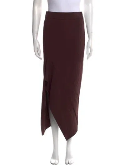 Pre-owned Tom Ford Midi Length Skirt In Brown