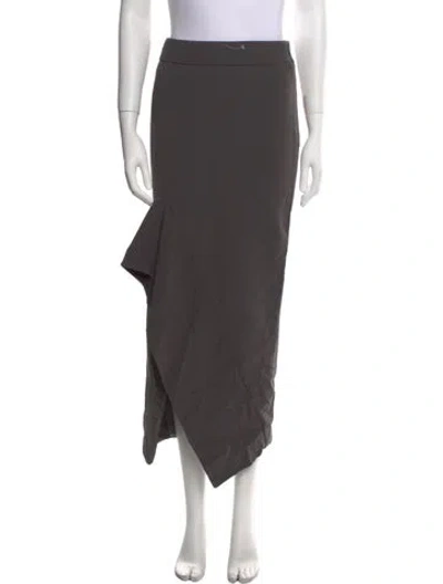 Pre-owned Tom Ford Midi Length Skirt In Brown