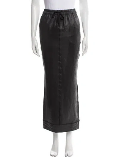 Pre-owned Tom Ford Midi Length Skirt In Gray