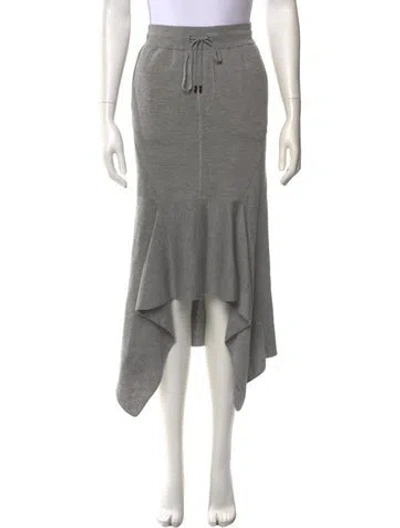 Pre-owned Tom Ford Midi Length Skirt In Gray