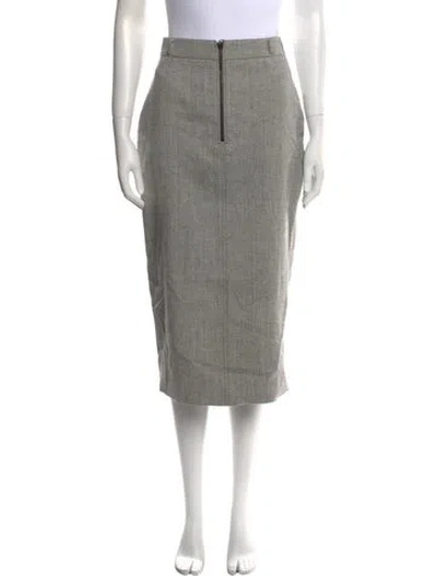 Pre-owned Tom Ford Midi Length Skirt In Green