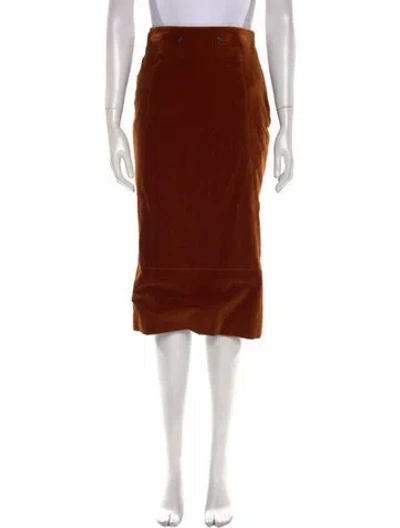 Pre-owned Tom Ford Midi Length Skirt In Neutral