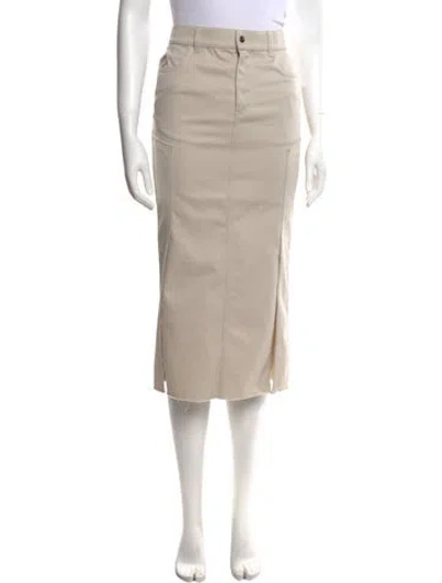 Pre-owned Tom Ford Midi Length Skirt In Neutral
