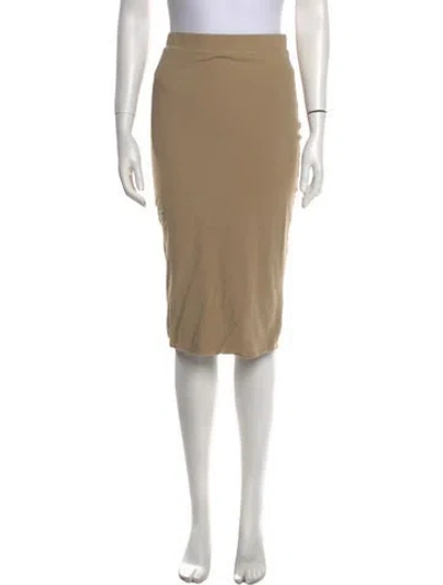 Pre-owned Tom Ford Midi Length Skirt In Neutral