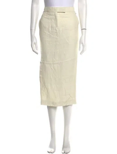 Pre-owned Tom Ford Midi Length Skirt In Neutral