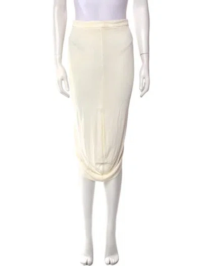 Pre-owned Tom Ford Midi Length Skirt In Neutral
