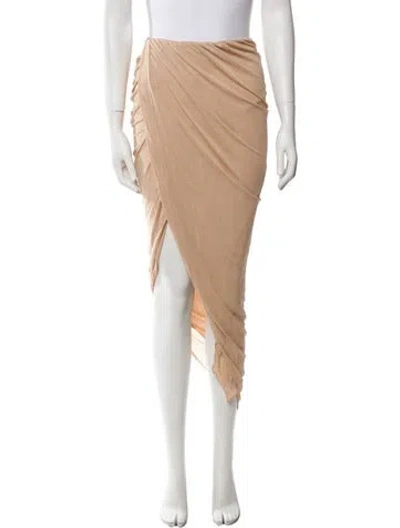 Pre-owned Tom Ford Midi Length Skirt In Neutral