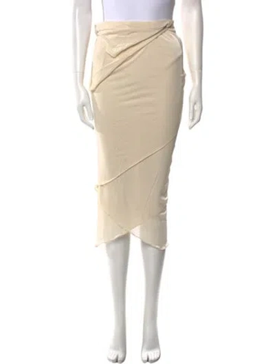 Pre-owned Tom Ford Midi Length Skirt In Neutral