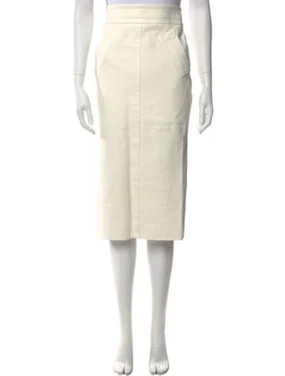 Pre-owned Tom Ford Midi Length Skirt In Neutral