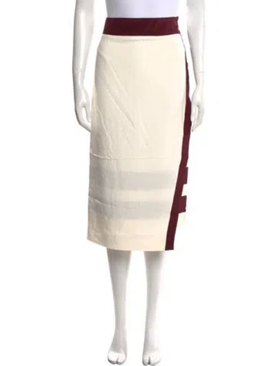 Pre-owned Tom Ford Midi Length Skirt In Neutral