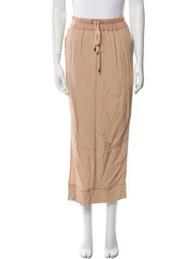 Pre-owned Tom Ford Midi Length Skirt In Neutral