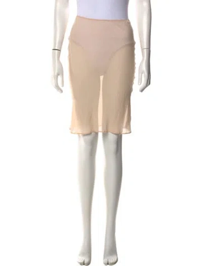 Pre-owned Tom Ford Midi Length Skirt In Neutral