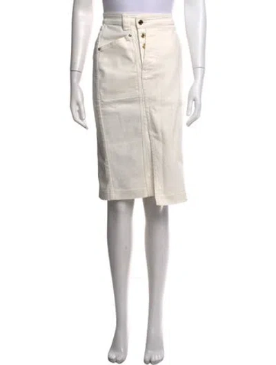 Pre-owned Tom Ford Midi Length Skirt In Neutrals