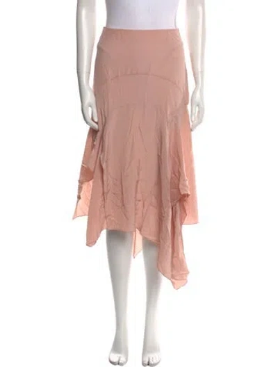 Pre-owned Tom Ford Midi Length Skirt In Pink