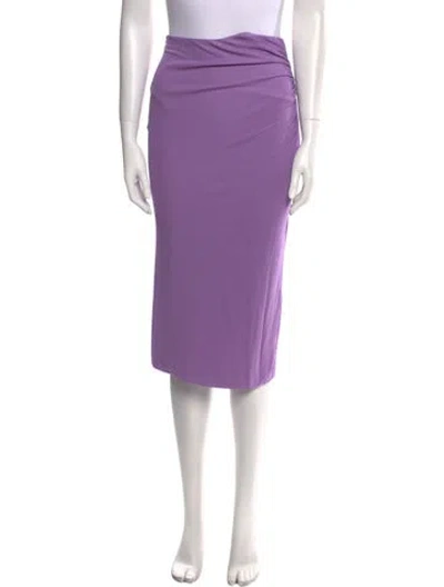 Pre-owned Tom Ford Midi Length Skirt In Purple