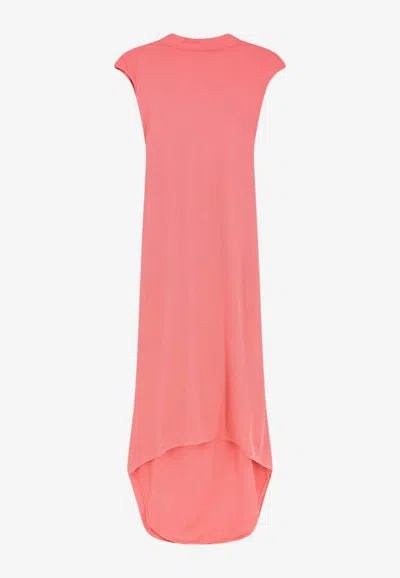 Tom Ford Midi Sleeveless Dress In Pink