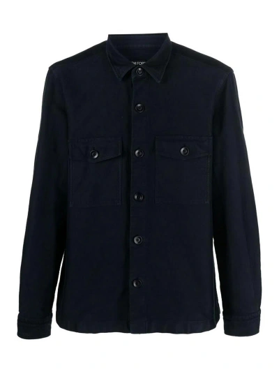 Tom Ford Camisa - Azul In Blue