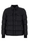 Tom Ford "techno Satin" Padded Jacket In Blue