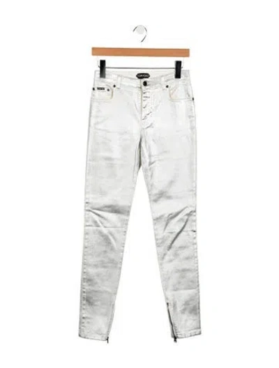 Pre-owned Tom Ford Mid-rise Skinny Leg Jeans