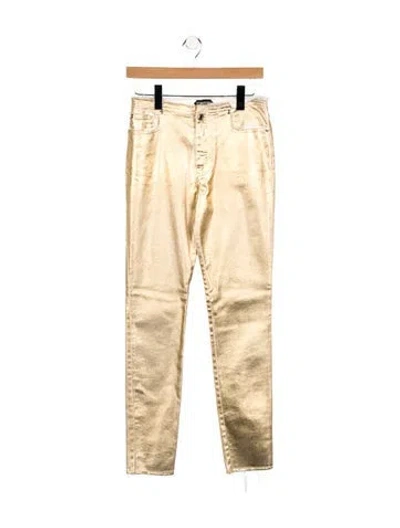 Pre-owned Tom Ford Mid-rise Skinny Leg Jeans