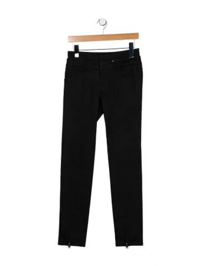 Pre-owned Tom Ford Mid-rise Skinny Leg Jeans In Black