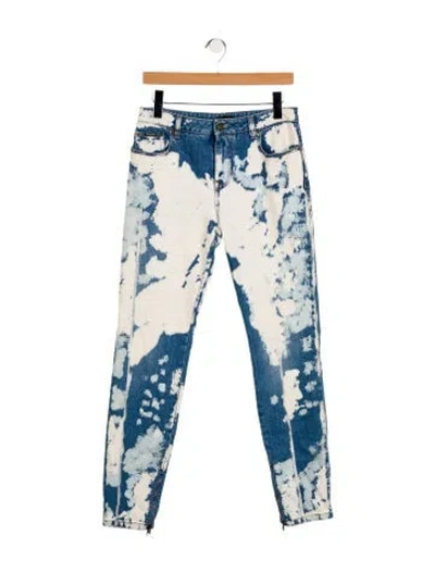 Pre-owned Tom Ford Mid-rise Skinny Leg Jeans In Blue