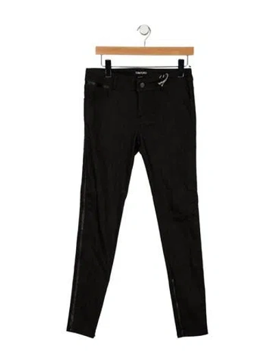 Pre-owned Tom Ford Mid-rise Skinny Leg Jeans W/ Tags In Black