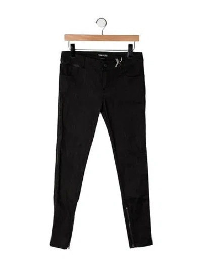Pre-owned Tom Ford Mid-rise Skinny Leg Jeans W/ Tags In Black