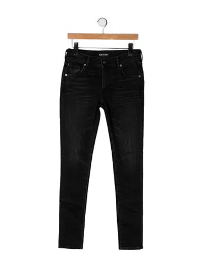 Pre-owned Tom Ford Mid-rise Skinny Leg Jeans W/ Tags In Black