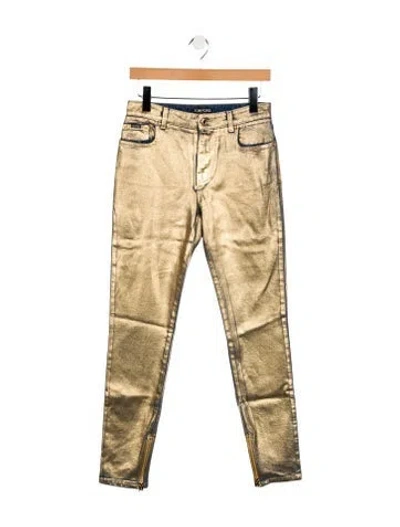 Pre-owned Tom Ford Mid-rise Skinny Leg Jeans W/ Tags In Multi