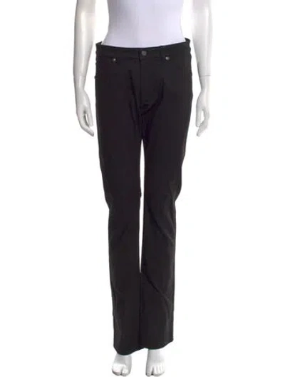 Pre-owned Tom Ford Mid-rise Straight Leg Jeans In Black
