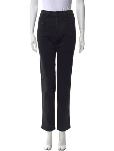 Pre-owned Tom Ford Mid-rise Straight Leg Jeans In Black