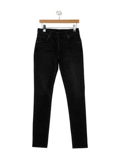 Pre-owned Tom Ford Mid-rise Straight Leg Jeans In Blue