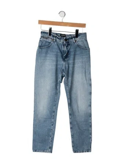 Pre-owned Tom Ford Mid-rise Straight Leg Jeans In Blue