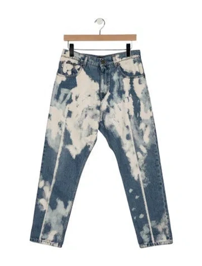 Pre-owned Tom Ford Mid-rise Straight Leg Jeans In Blue