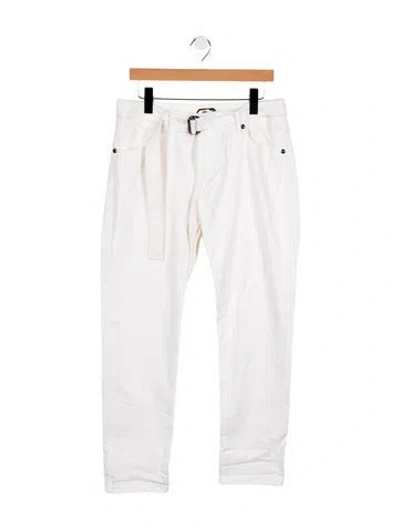 Pre-owned Tom Ford Mid-rise Straight Leg Jeans In Neutral