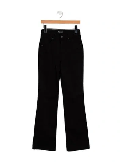 Pre-owned Tom Ford Mid-rise Wide Leg Jeans In Black