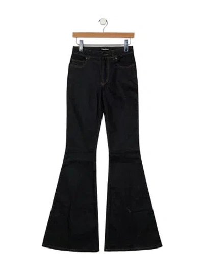 Pre-owned Tom Ford Mid-rise Wide Leg Jeans In Blue