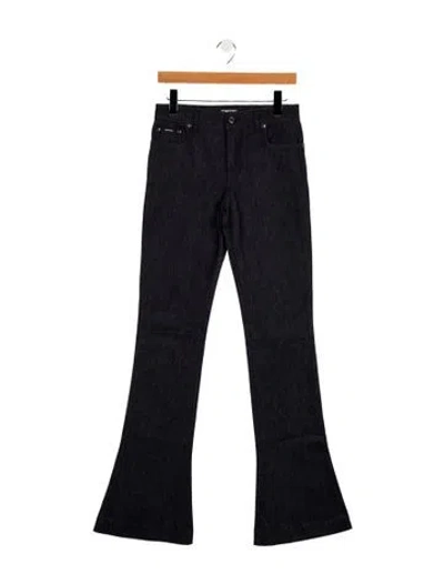 Pre-owned Tom Ford Mid-rise Wide Leg Jeans In Blue