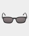 Tom Ford Eyewear Rectangular Frame Sunglasses In Blue