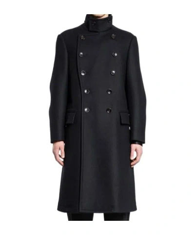 Tom Ford Black Double Breasted Trench Coat