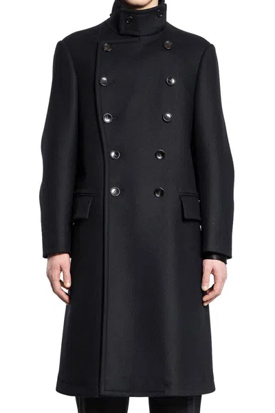 Tom Ford Black Double Breasted Trench Coat