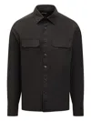 Tom Ford Military-pocket Shirt In Black