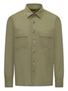 Tom Ford Military-pocket Shirt In Green