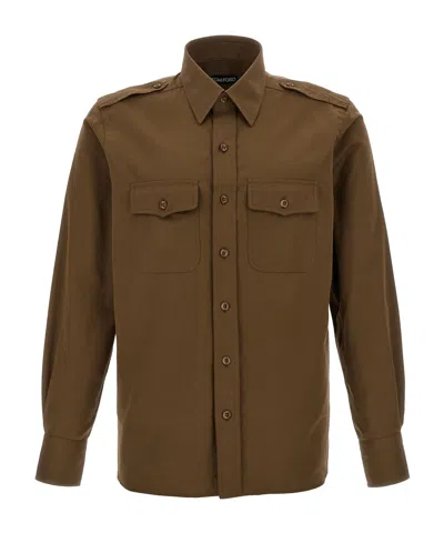 TOM FORD TOM FORD FAILLE MILITARY SHIRT