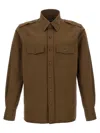 Tom Ford Military Shirt And Blouse Green In Brown